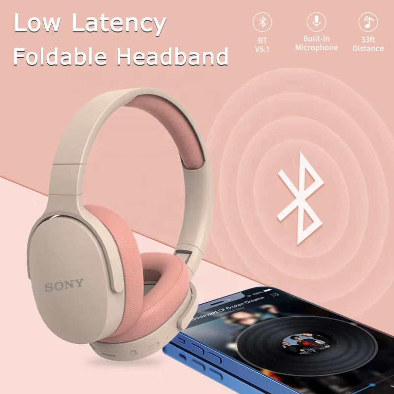 P2961 Wireless Headphones Bluetooth Foldable 9D HIFI Stereo Sound Headset Long Battery Life Heavy Bass Earphone